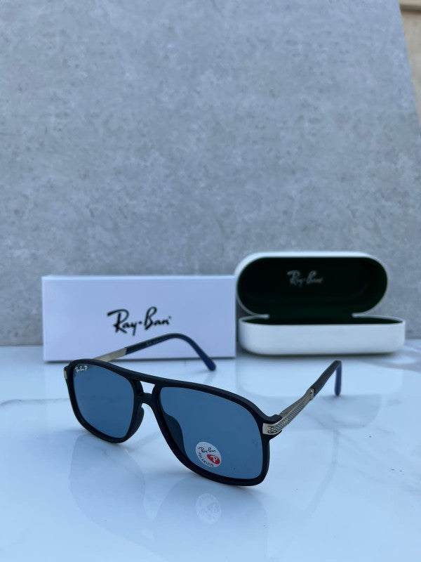 Rayban polarized blue silver_73