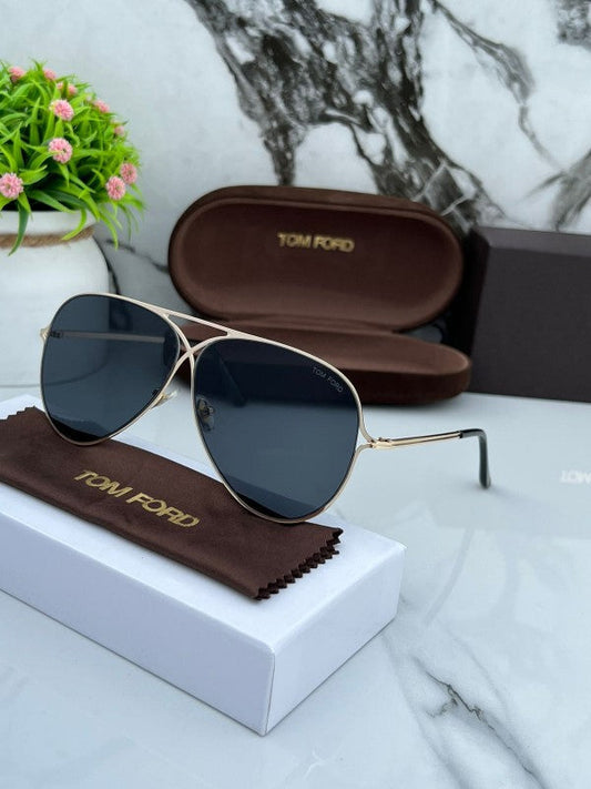 Tomford aviator gold black