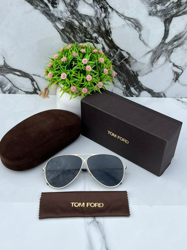 Tomford aviator gold black