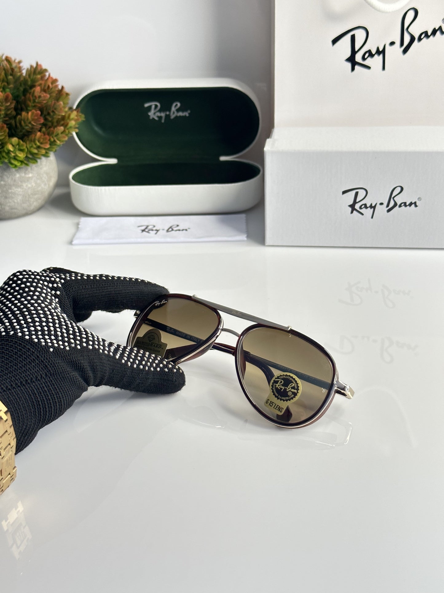 Rayban 4414 Gold Brown (GLASS)