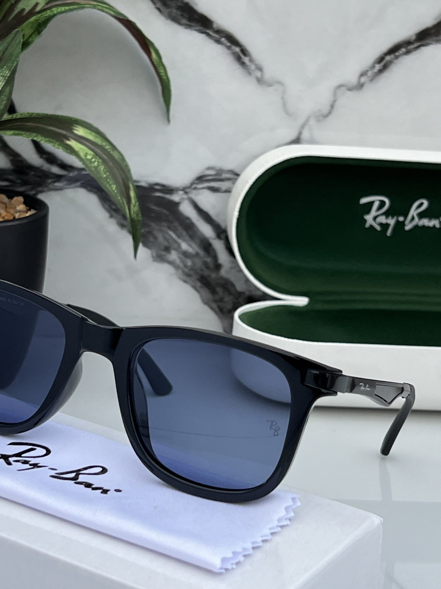 Rayban 4287 black blue candy