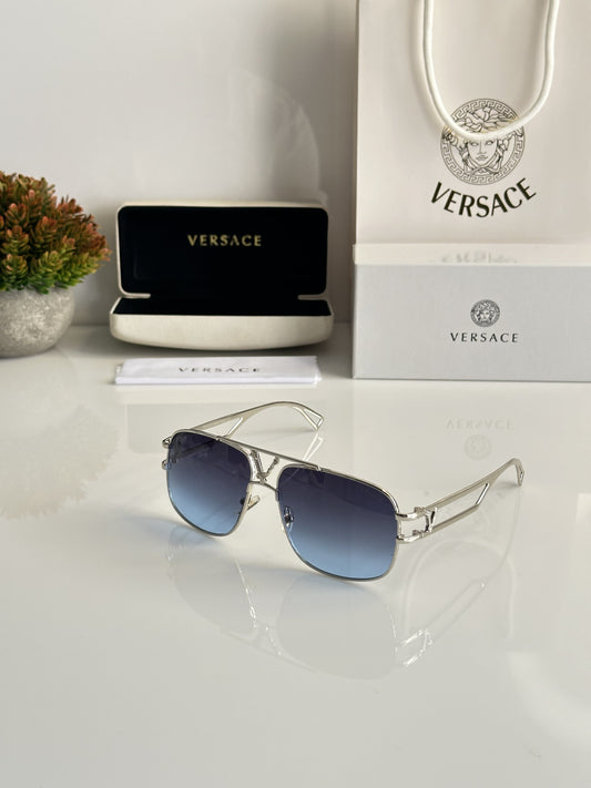 Versace 2223 Silver Blue