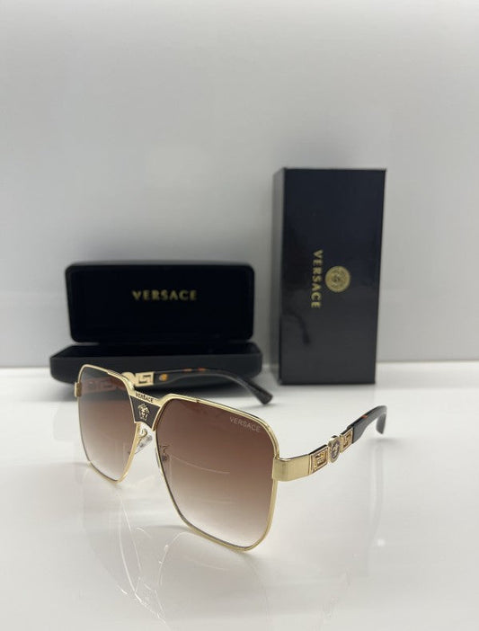 Versace logo grand brown gold_117