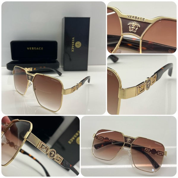 Versace logo grand brown gold_117