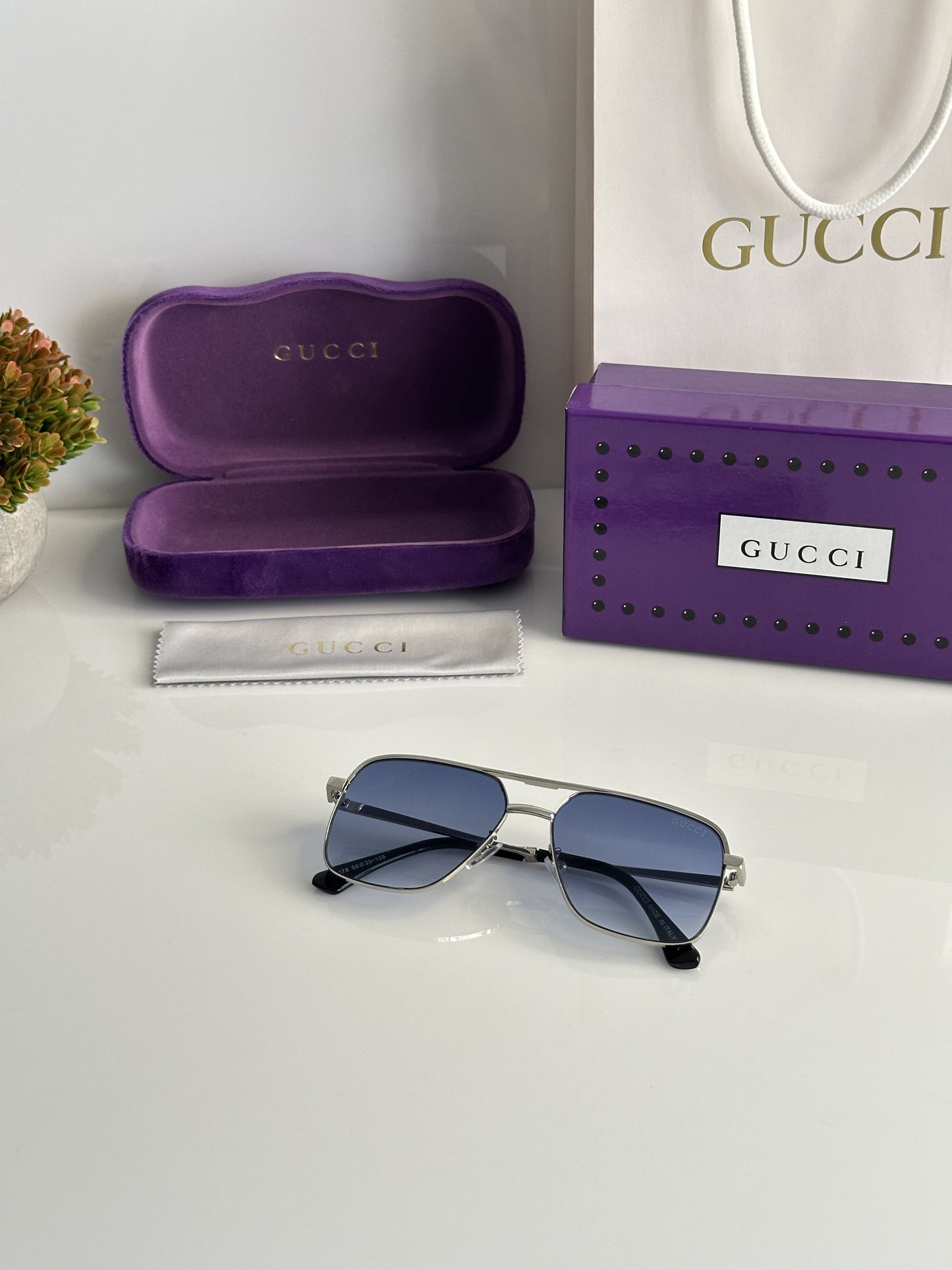 Gucci 5078 Silver Blue