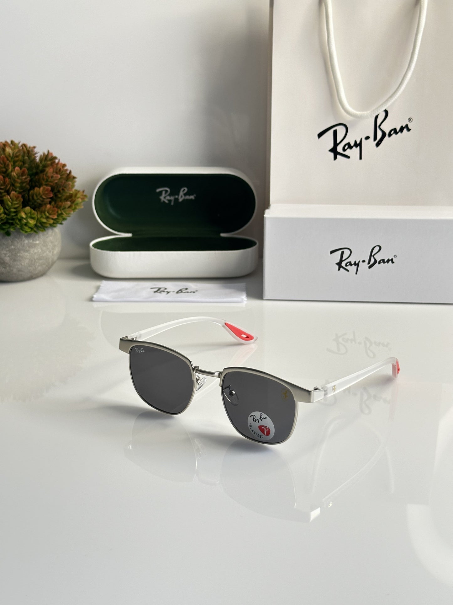 Rayban 03 Silver Black