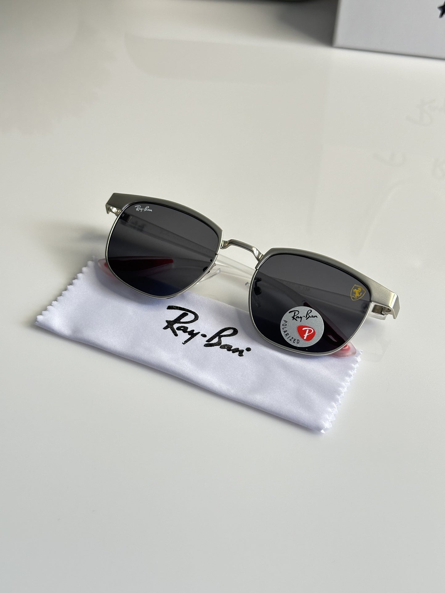 Rayban 03 Silver Black