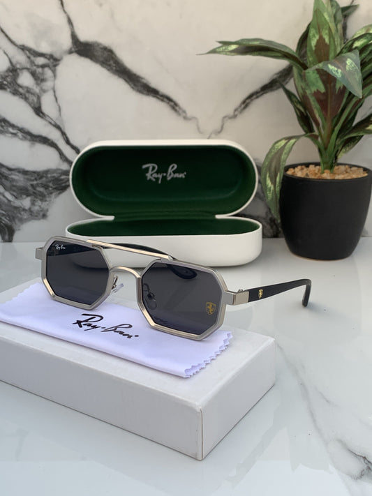 Rayban 05 silver black