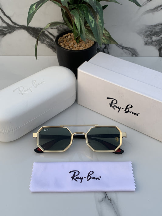 Rayban 05 gold green