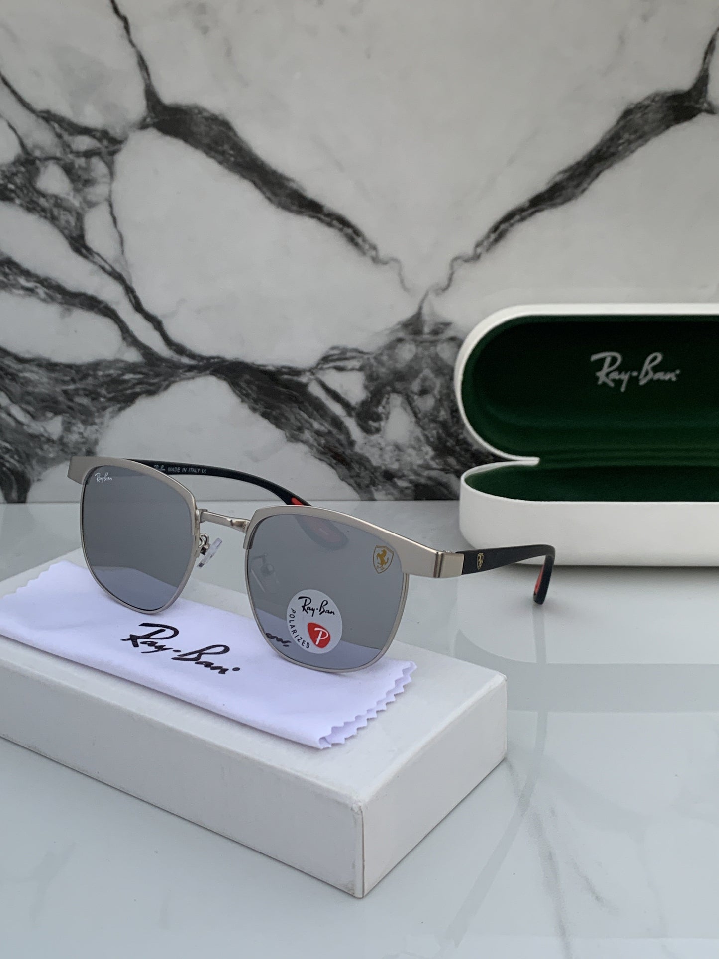 Rayban 03 full silver