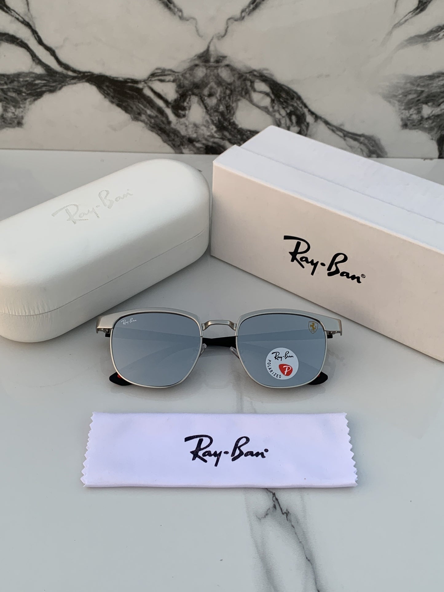 Rayban 03 full silver