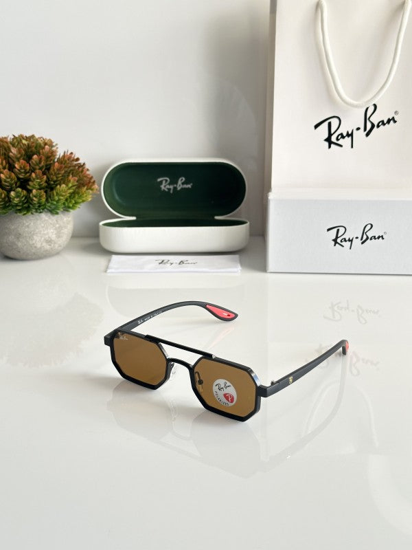 Rayban 05 Hexagon Black Brown