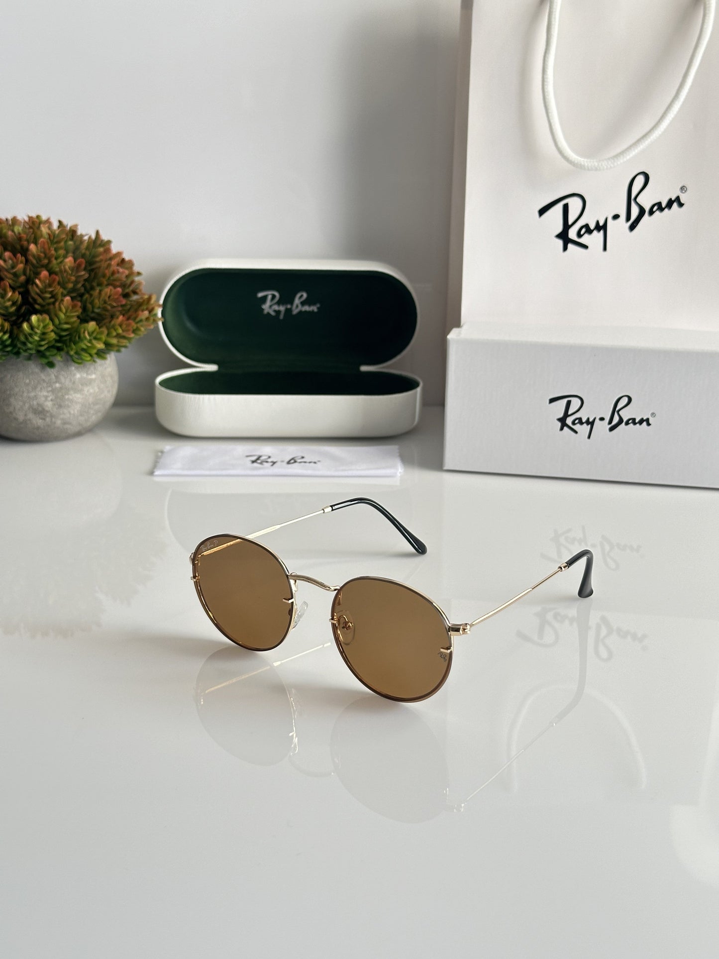 Rayban 3447 Gold Brown