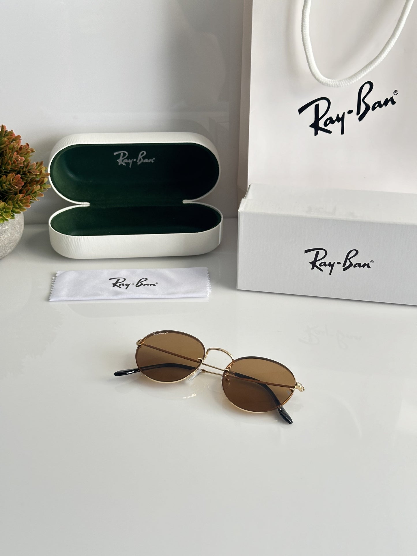 Rayban 3447 Gold Brown