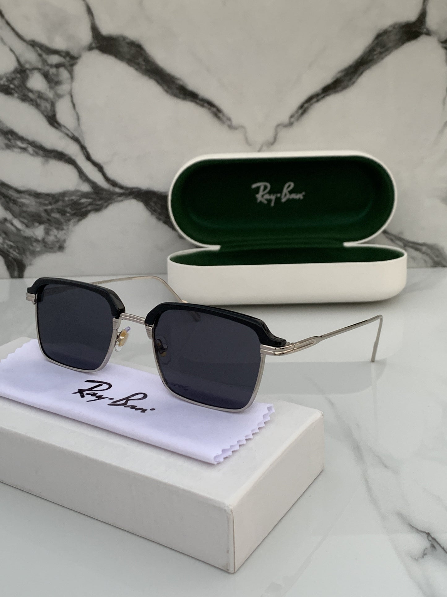 Rayban 9013 silver black