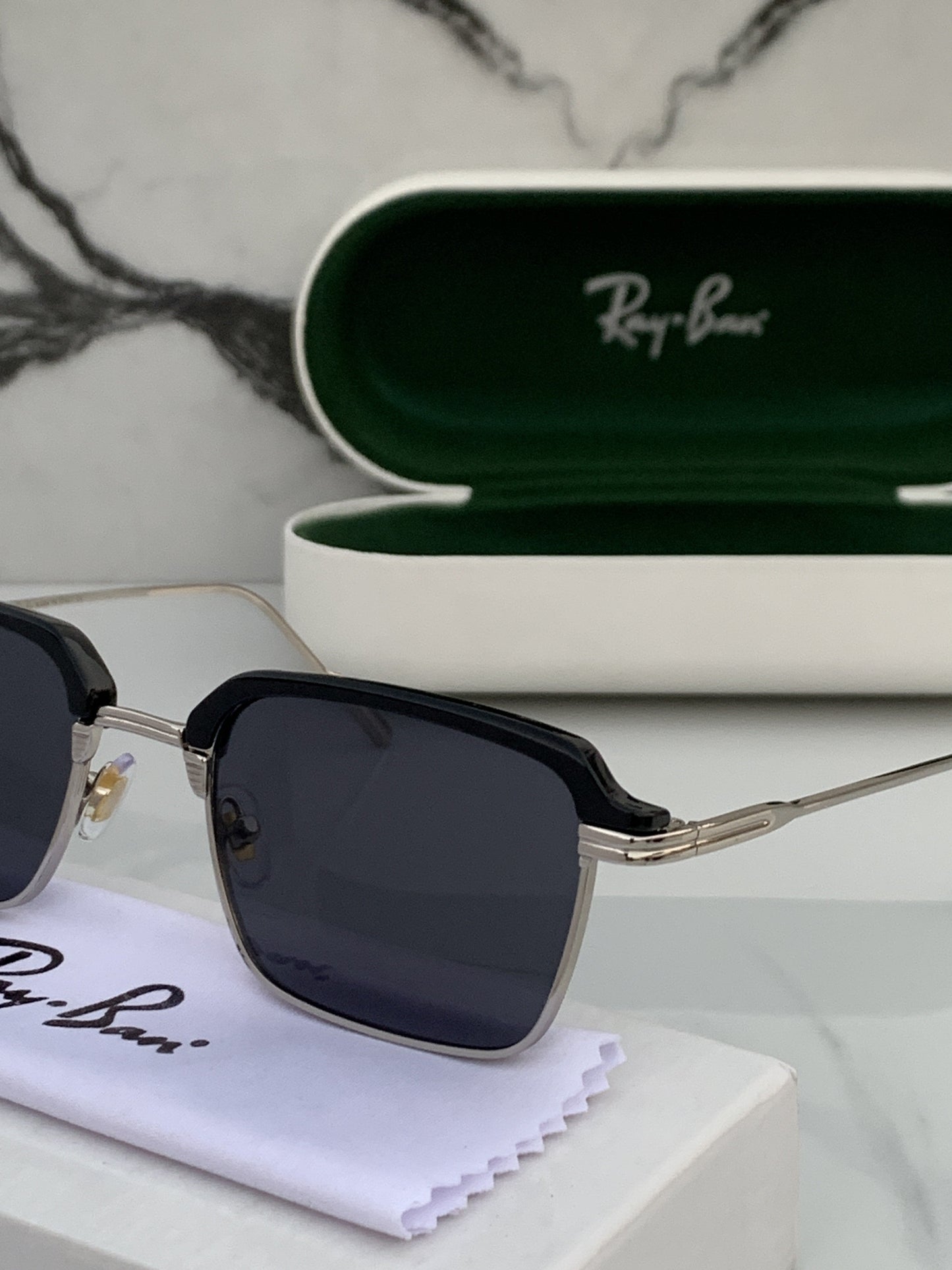 Rayban 9013 silver black