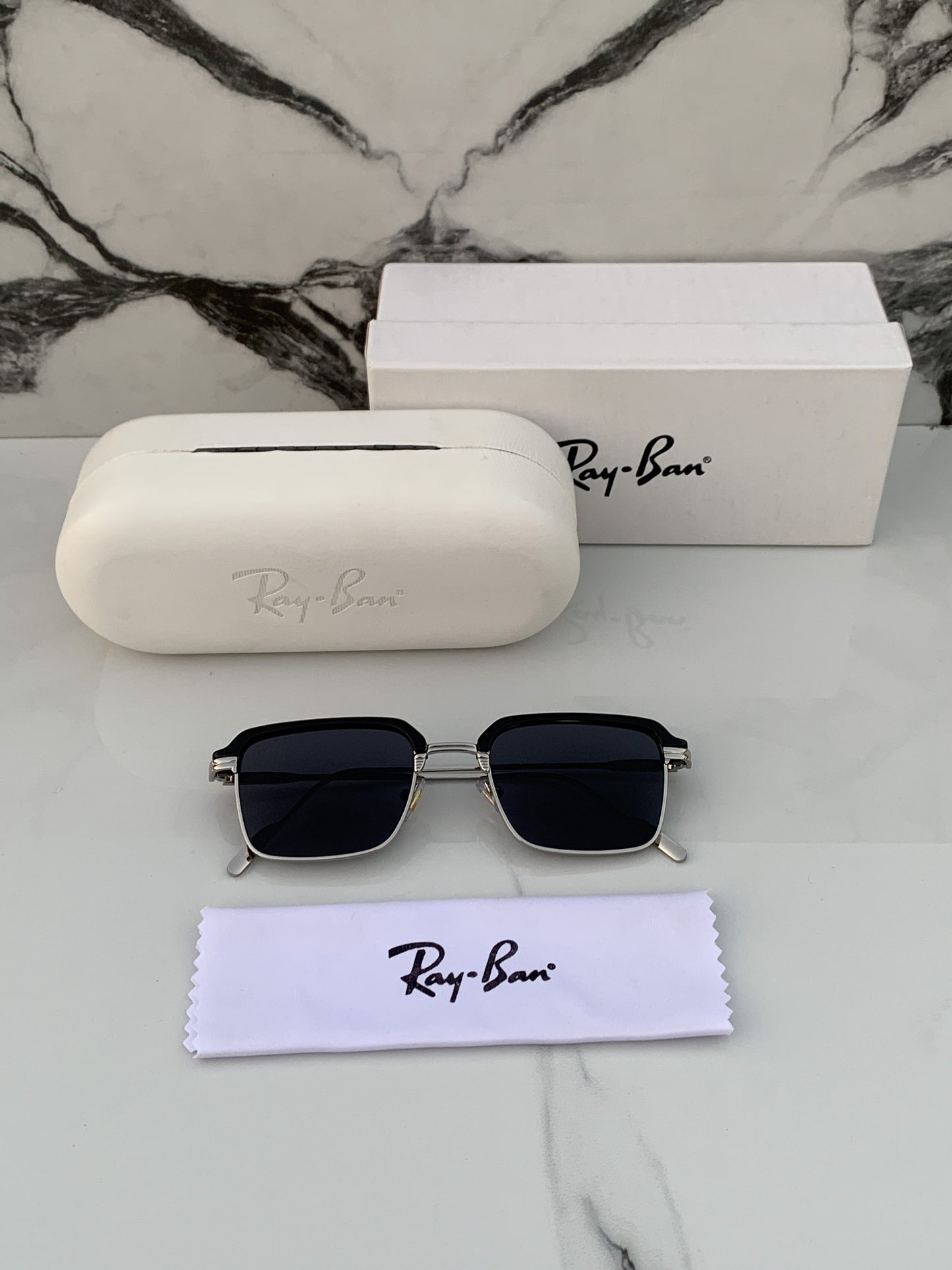 Rayban 9013 silver black