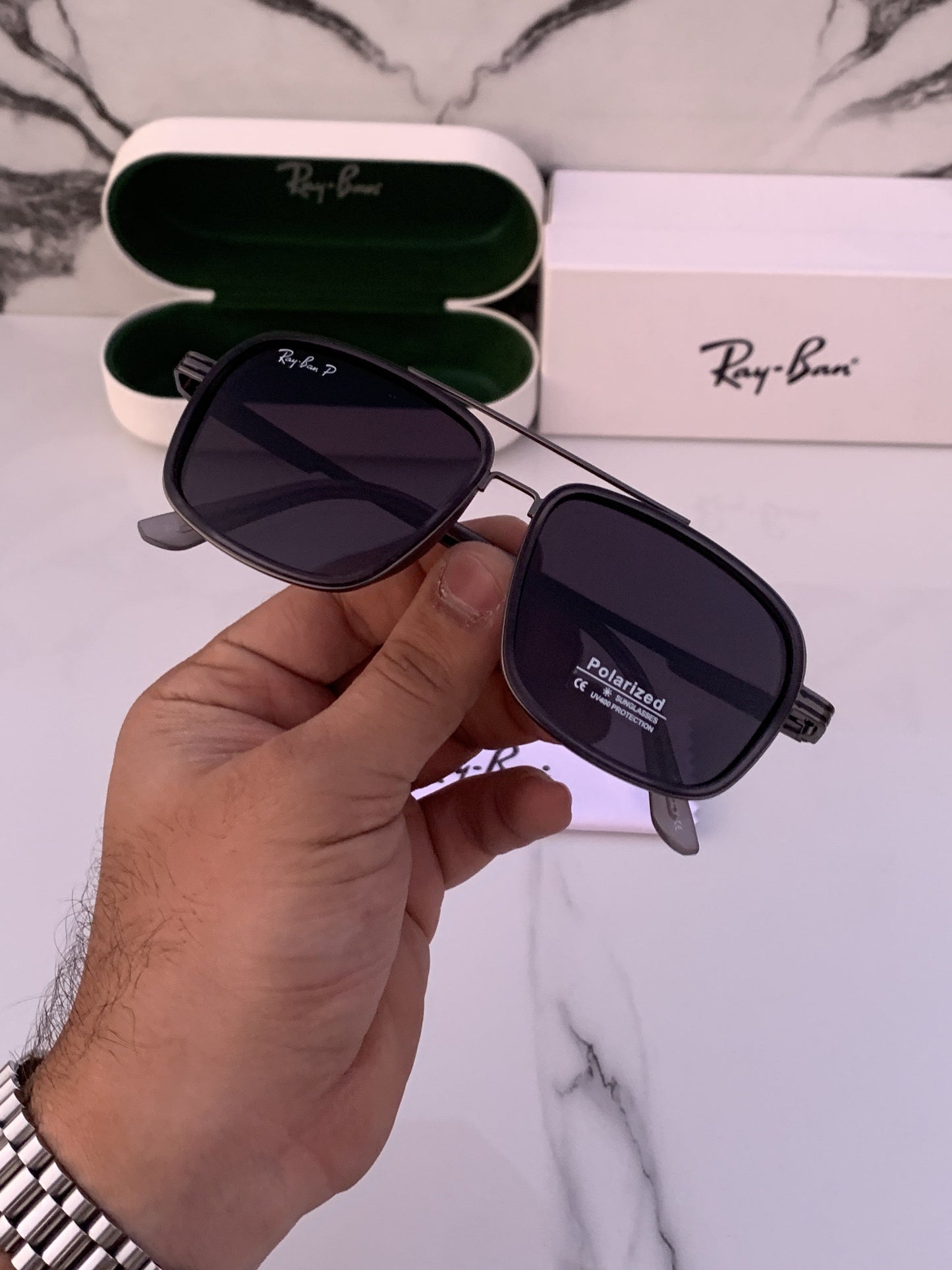 Rayban 303 grey black