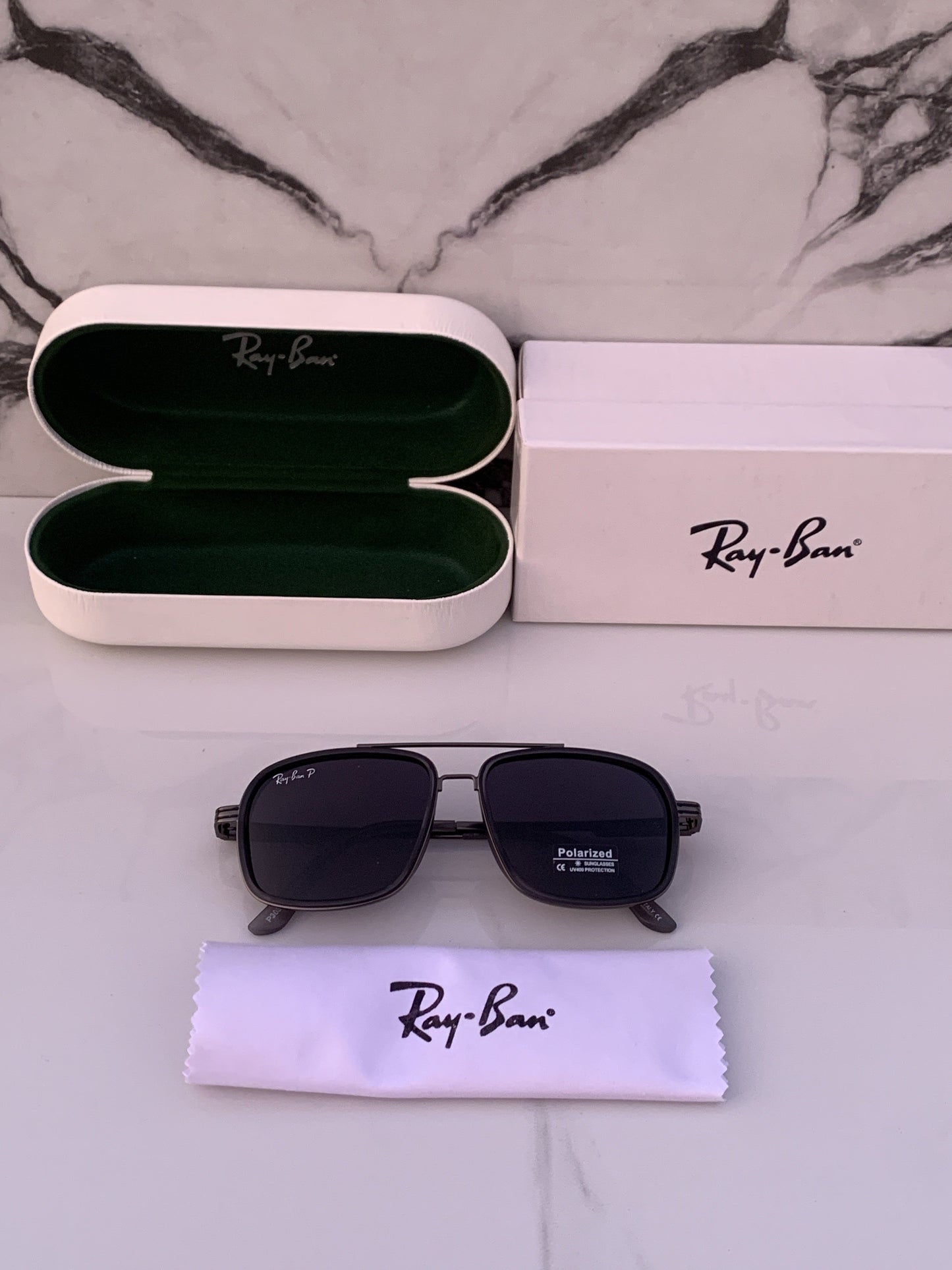 Rayban 303 grey black